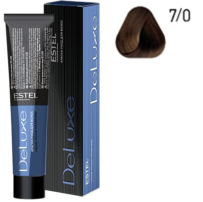 Hair color cream 7/0 DELUXE ESTEL 60 ml